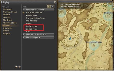 dragonfish ffxiv|ffxiv fishing holes by level.
